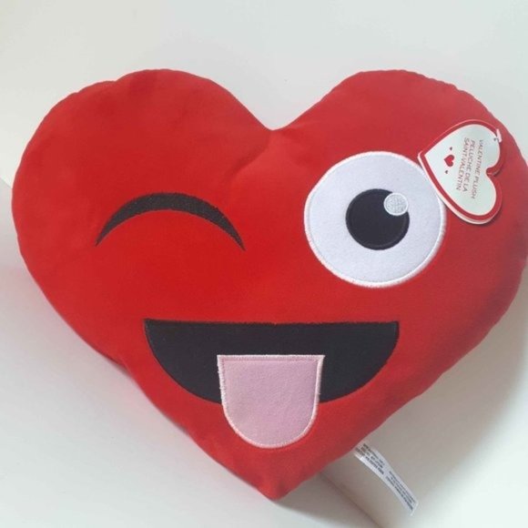 Heart Emoji Plush Toy - Picture 1 of 10